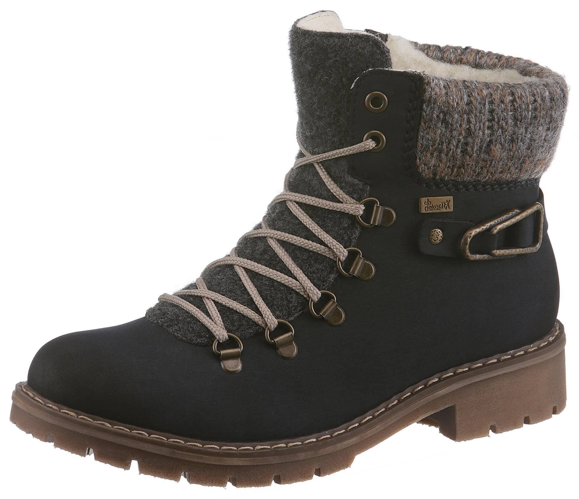 Rieker Winterstiefelette, mit Strickrand und Rieker-TEX von Rieker