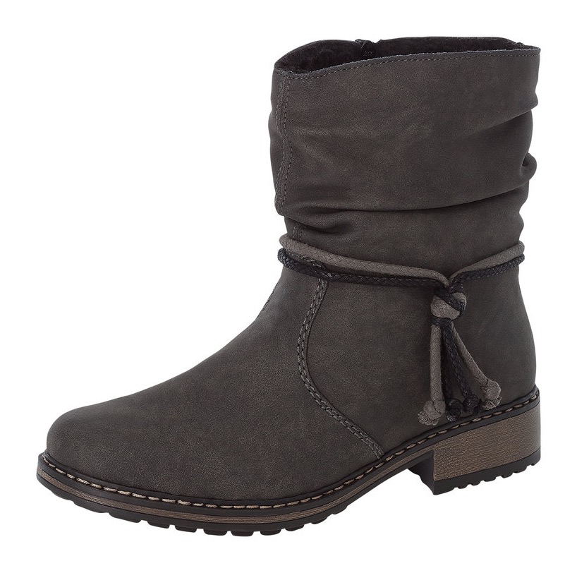 Rieker Winterstiefelette, mit Zierbänder am slouchy Schaft Rieker Winterstiefelette, mit Zierbänder am slouchy Schaft von Rieker
