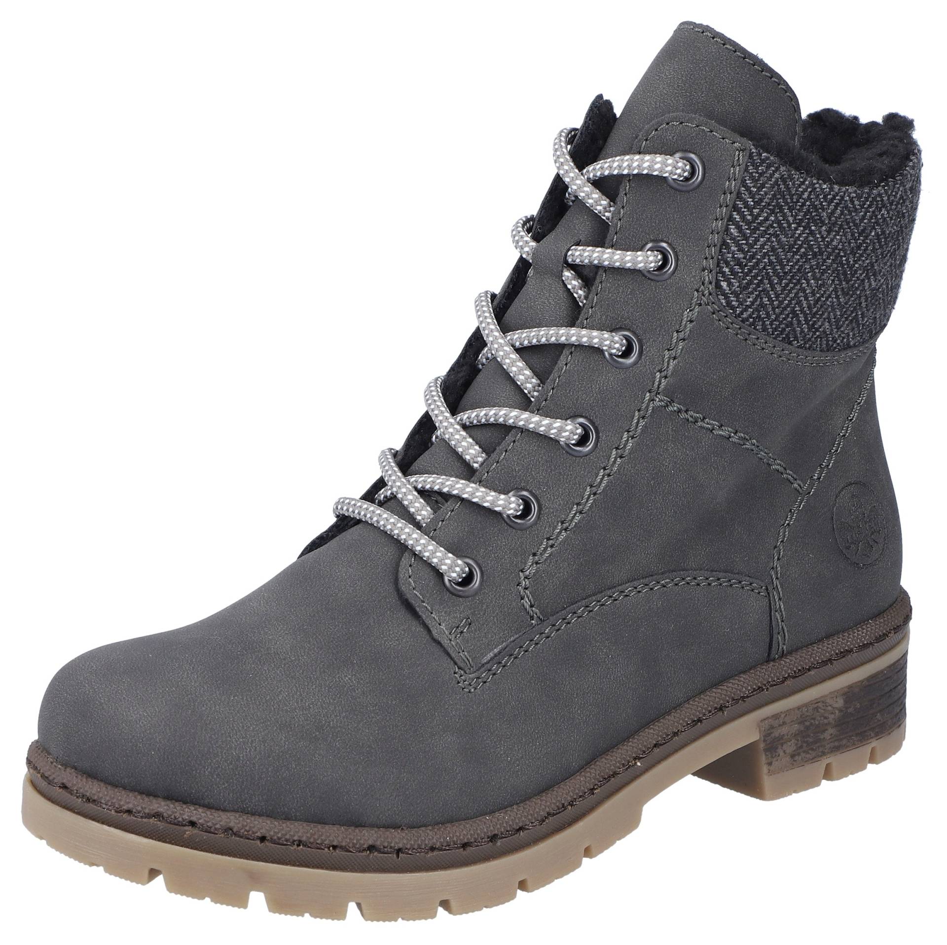 Rieker Winterstiefelette, Schnürboots, Stiefelette, Blockabsatz, mit Innen-Reissverschluss Rieker Winterstiefelette, Schnürboots, Stiefelette, Blockabsatz, mit Innen-Reissverschluss von Rieker