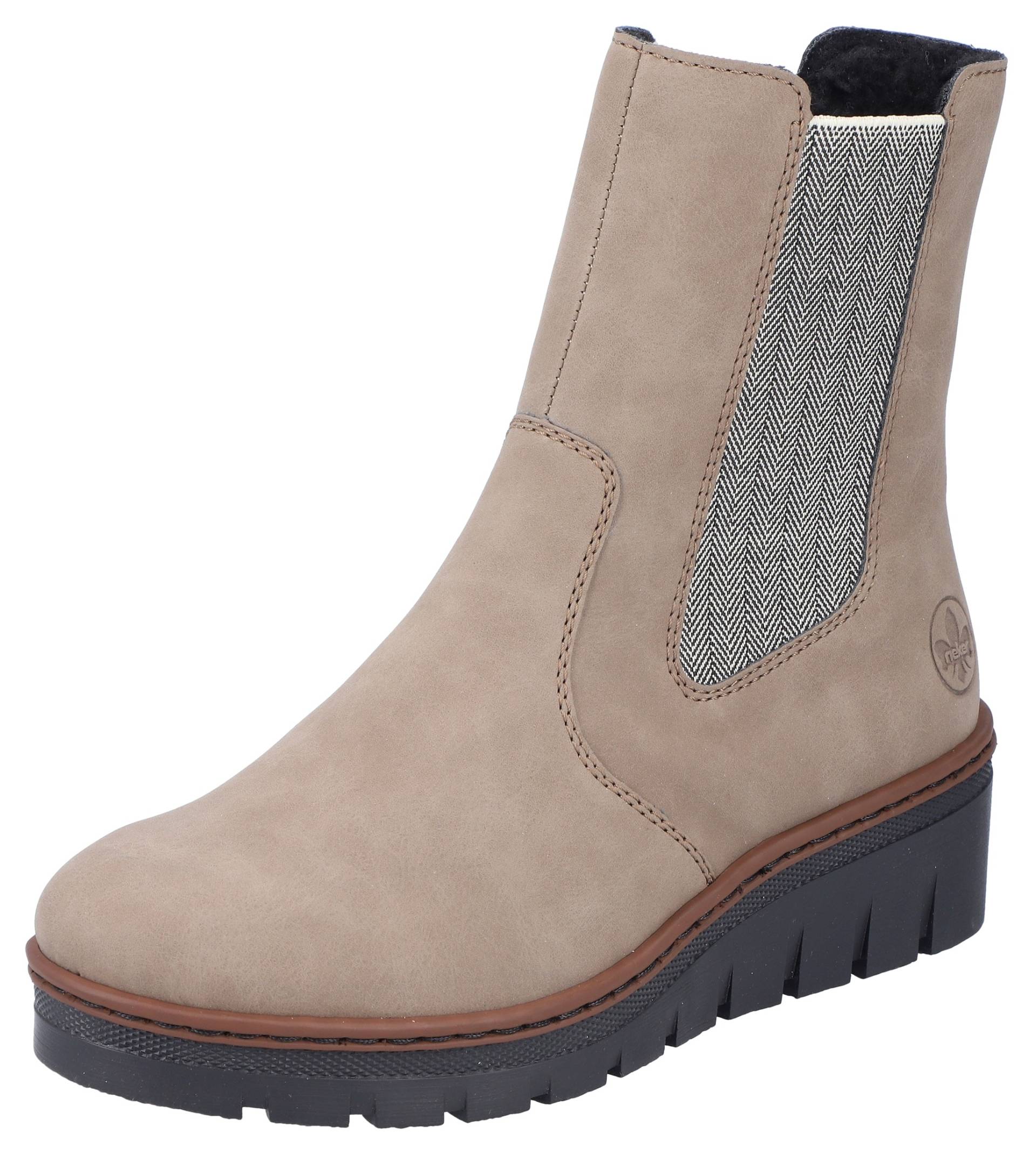 Rieker Winterstiefelette, mit profilierter Keilsohle Rieker Winterstiefelette, mit profilierter Keilsohle von Rieker