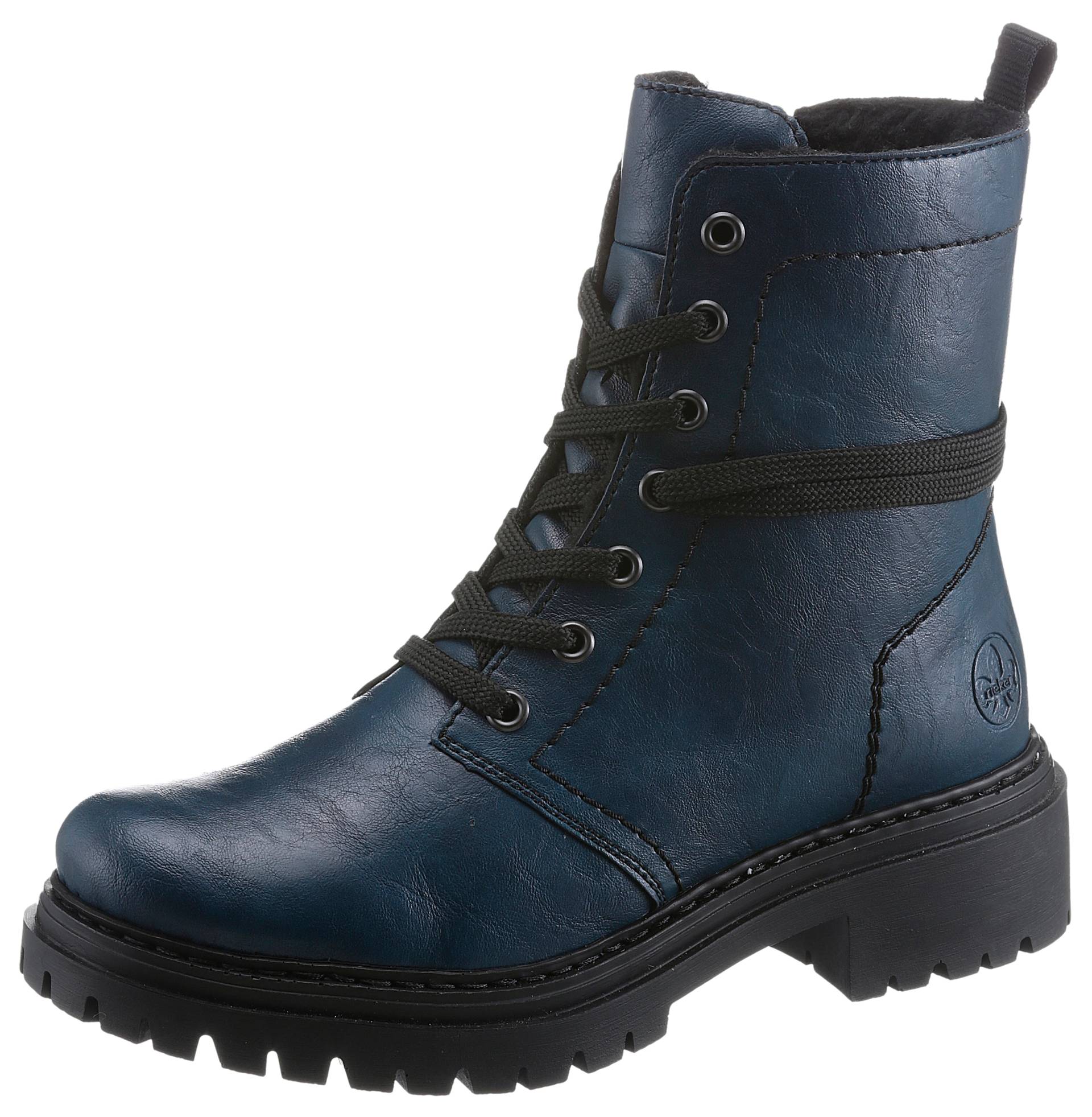 Rieker Winterstiefelette, mit schaftumspielender Schnürung Rieker Winterstiefelette, mit schaftumspielender Schnürung von Rieker