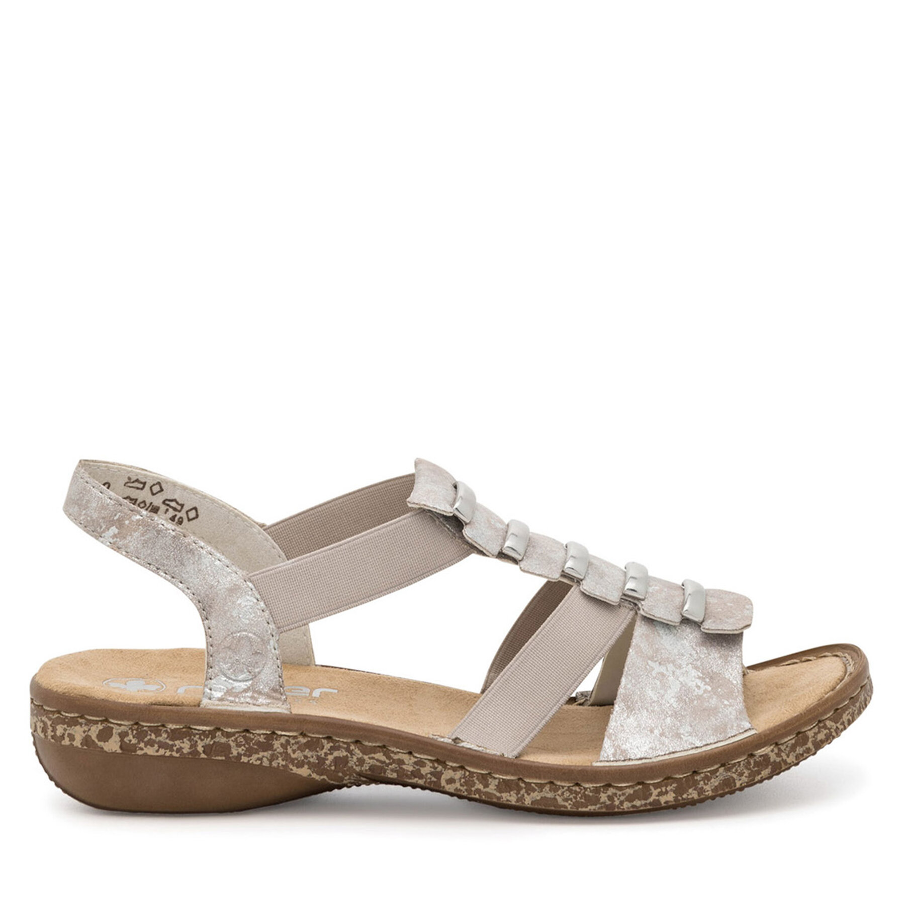 Sandalen Rieker 62850-90 Beige von Rieker