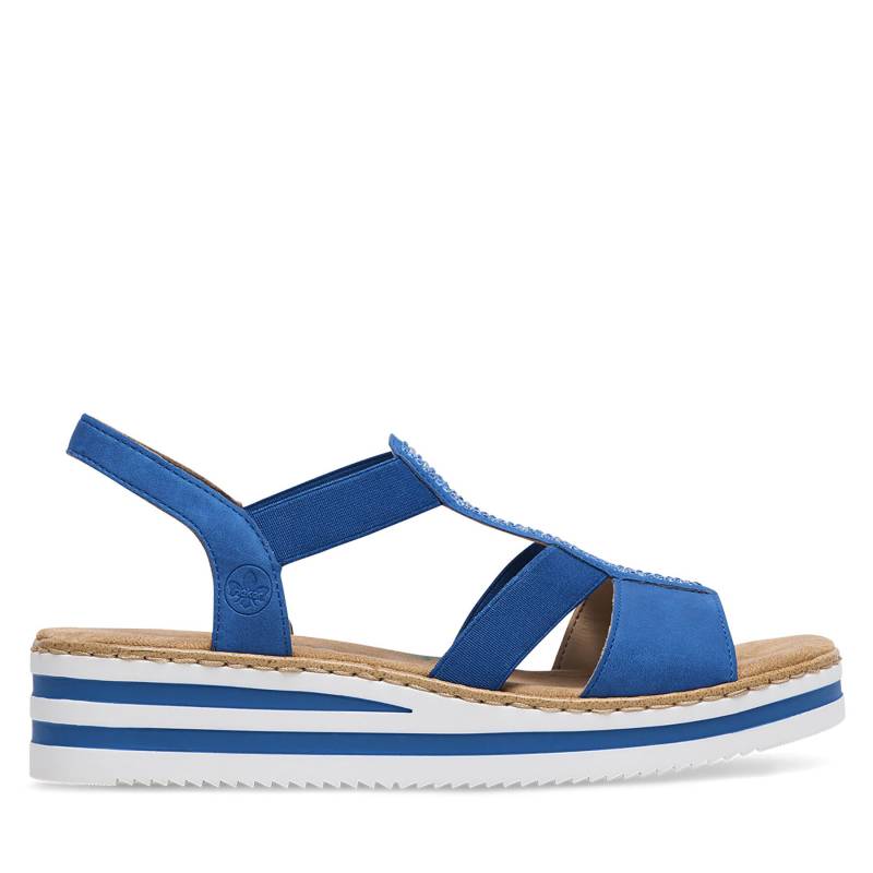 Sandalen Rieker V0209-14 Blau von Rieker