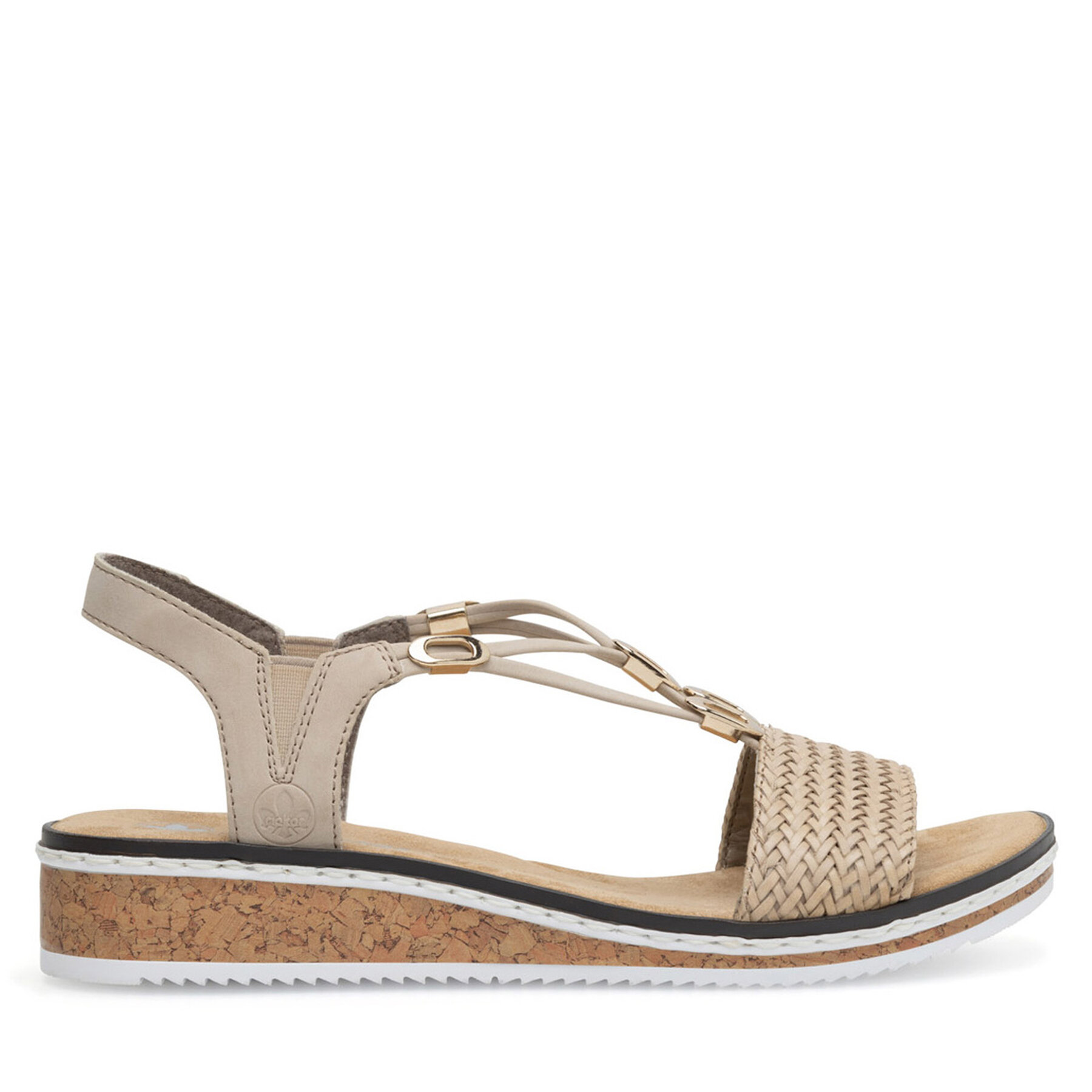 Sandalen Rieker V3662-62 Beige von Rieker