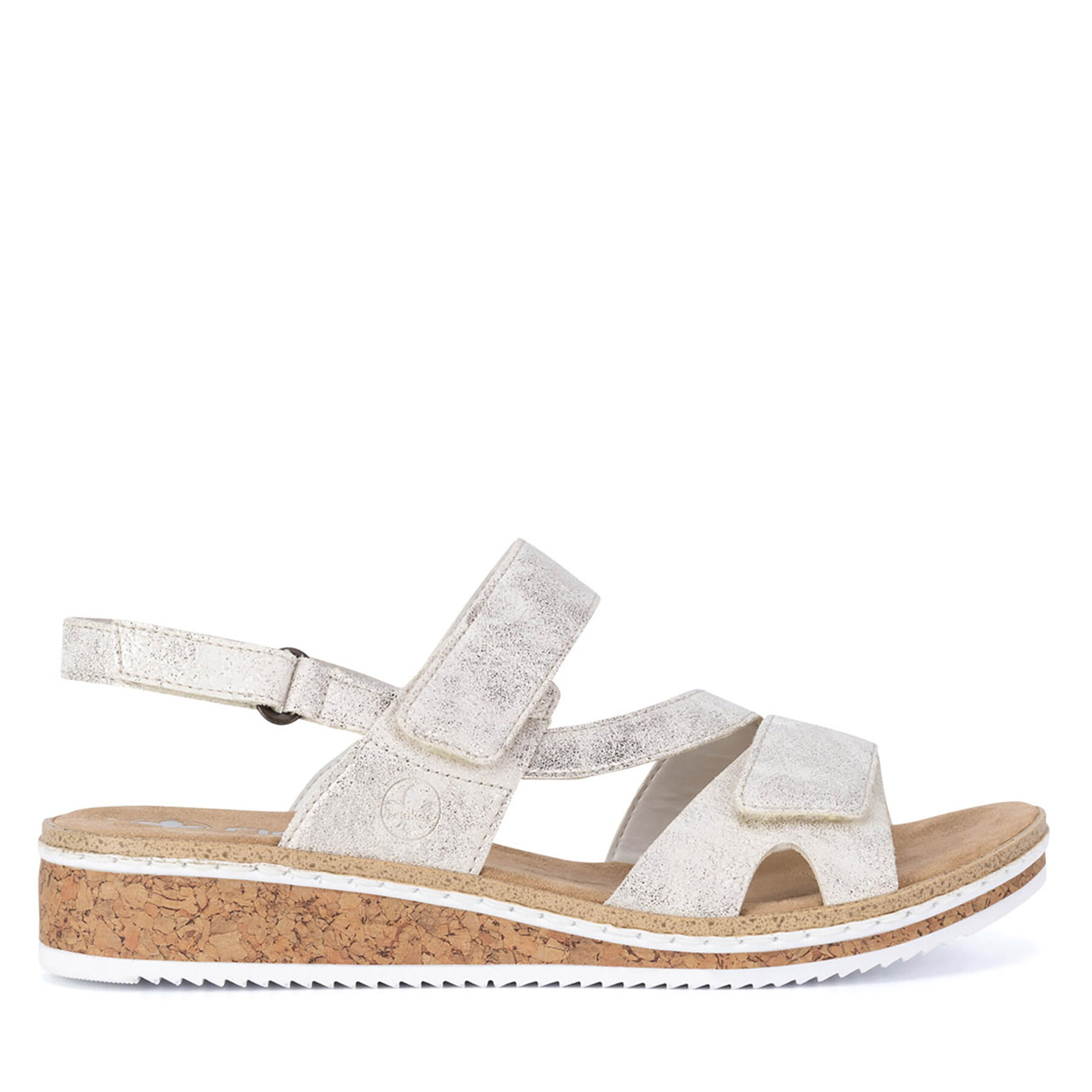 Sandalen Rieker V3666-60 Silber rhodiniert Sandalen Rieker V3666-60 Silber rhodiniert von Rieker