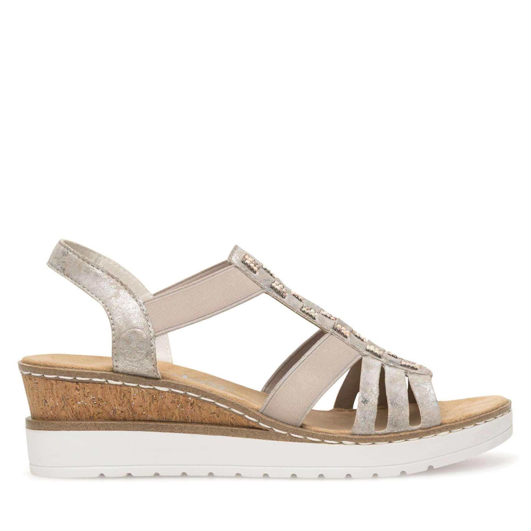 Sandalen Rieker V3822-90 Beige von Rieker