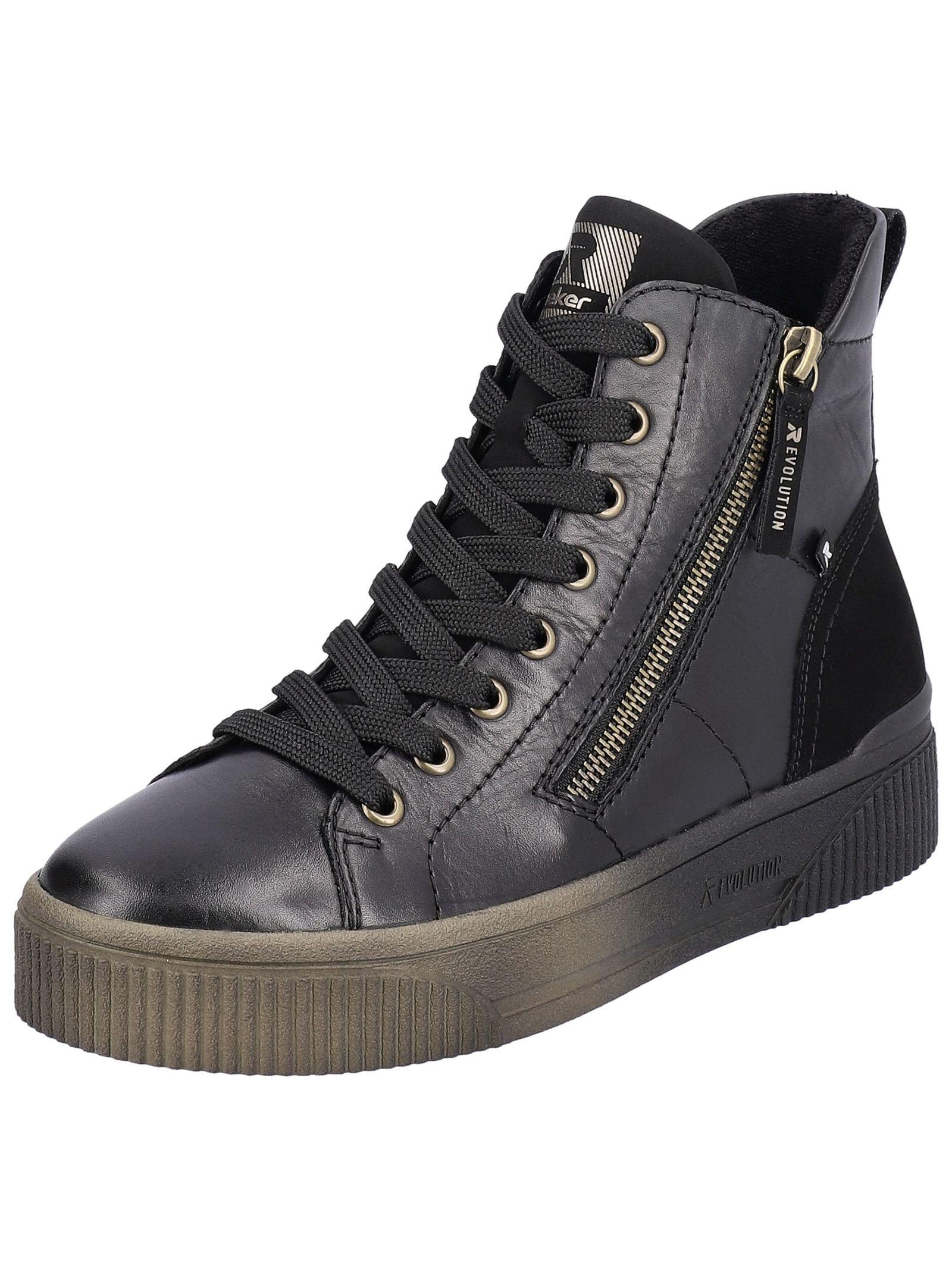 Sneaker Damen Schwarz 37 von Rieker