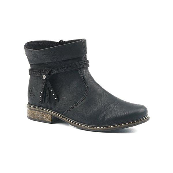 Stiefelette Damen Schwarz 36 von Rieker