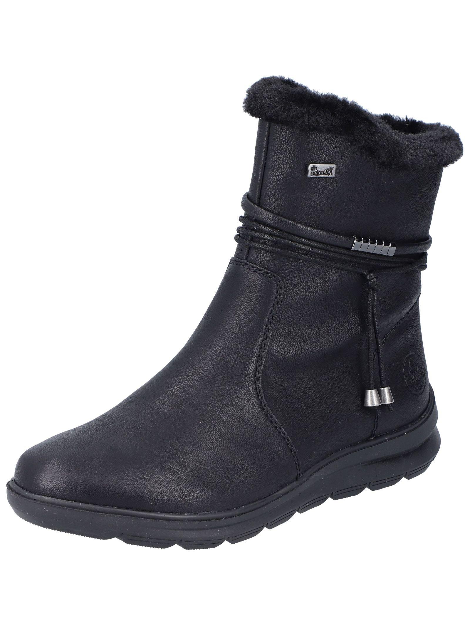 Stiefelette Damen Schwarz 37 von Rieker