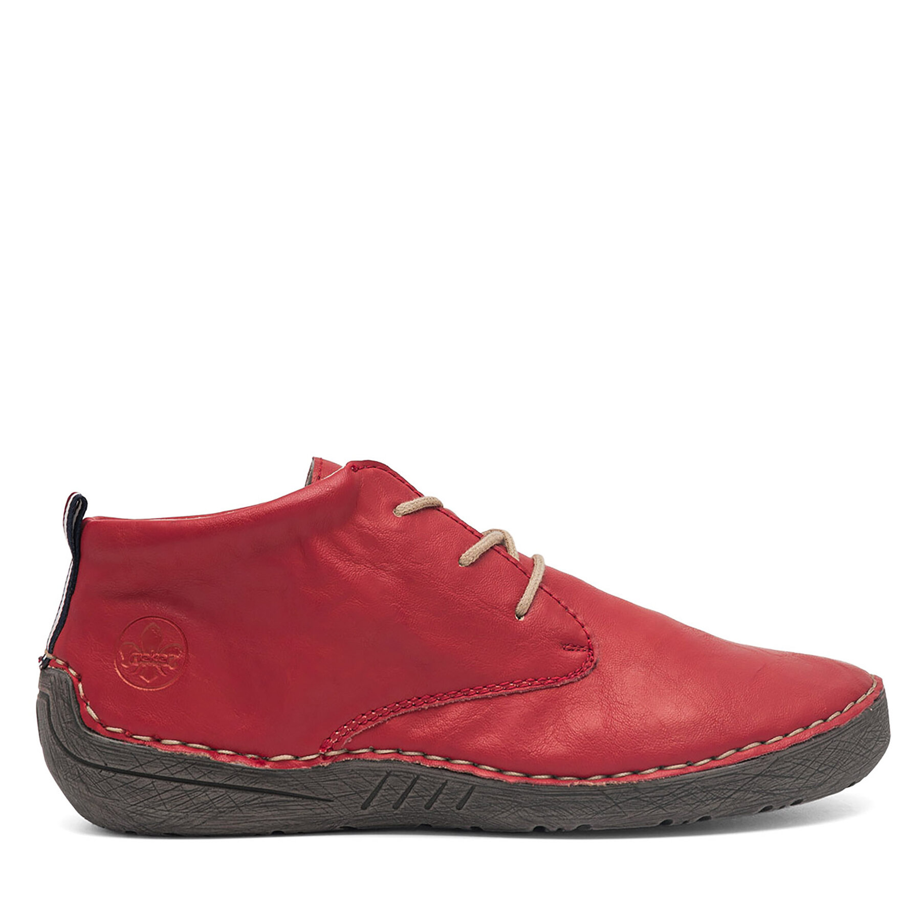 Halbschuhe Rieker 52522-33 Rot von Rieker