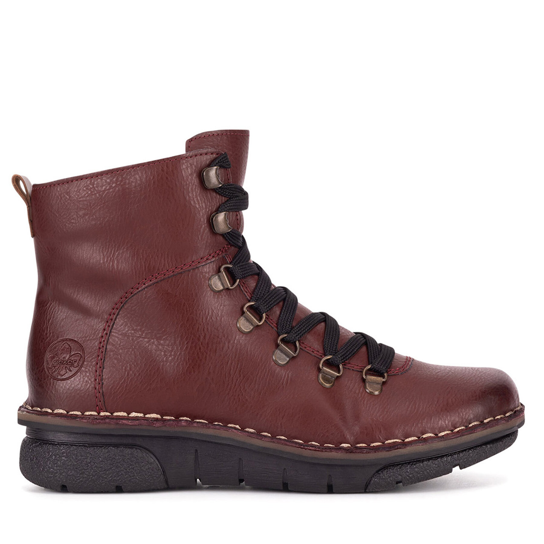 Stiefeletten Rieker 73356-35 Dunkelrot von Rieker