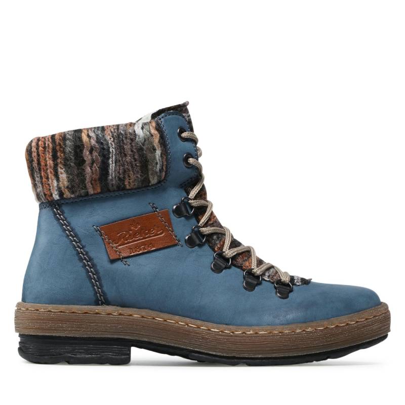 Stiefeletten Rieker Z6743-14 Blau von Rieker