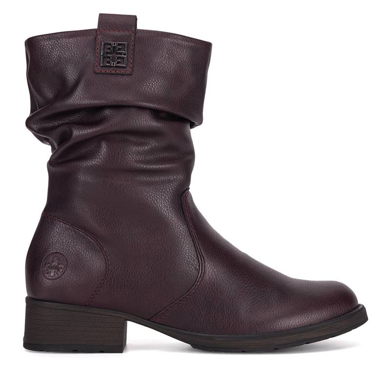 Stiefeletten Rieker Z9583-35 Dunkelrot von Rieker