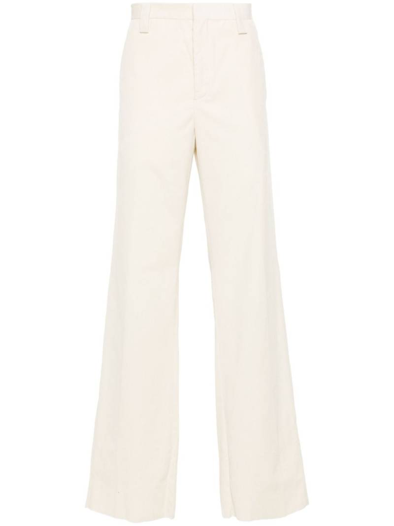 Rier corduroy straight-leg trousers - Neutrals von Rier