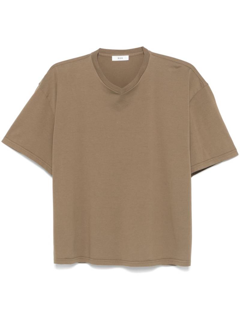 Rier cotton jersey T-shirt - Green von Rier