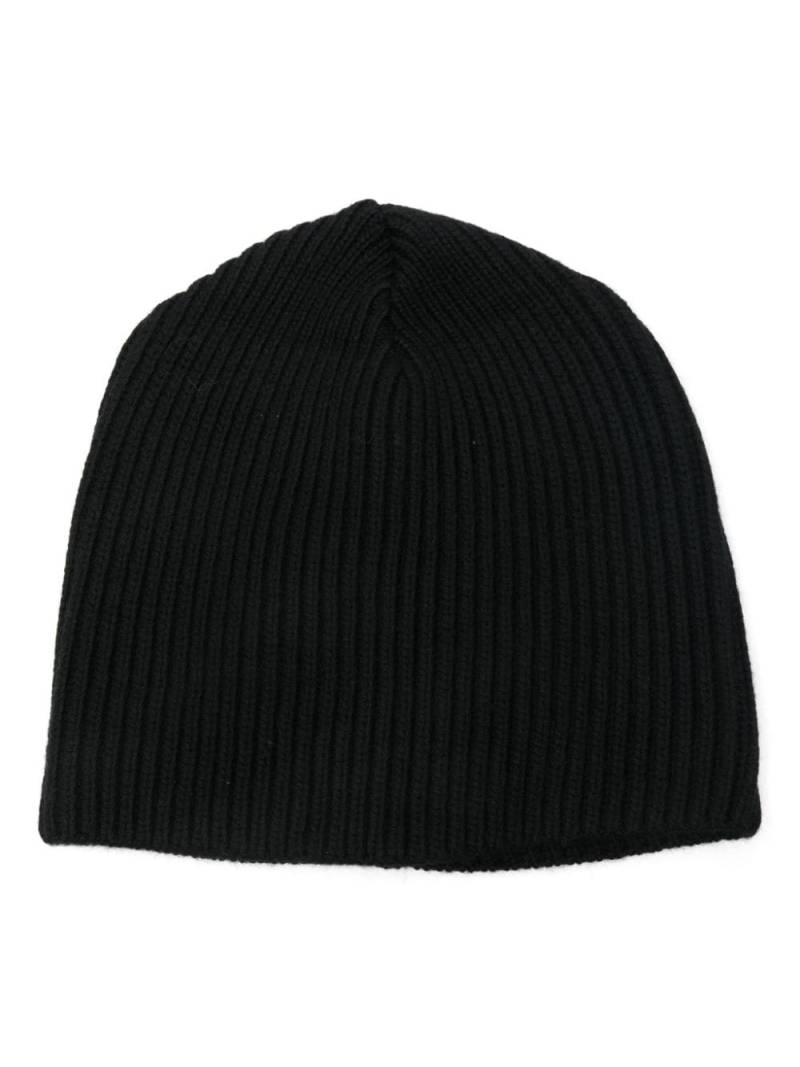 Rier fisherman's-knit beanie - Black von Rier