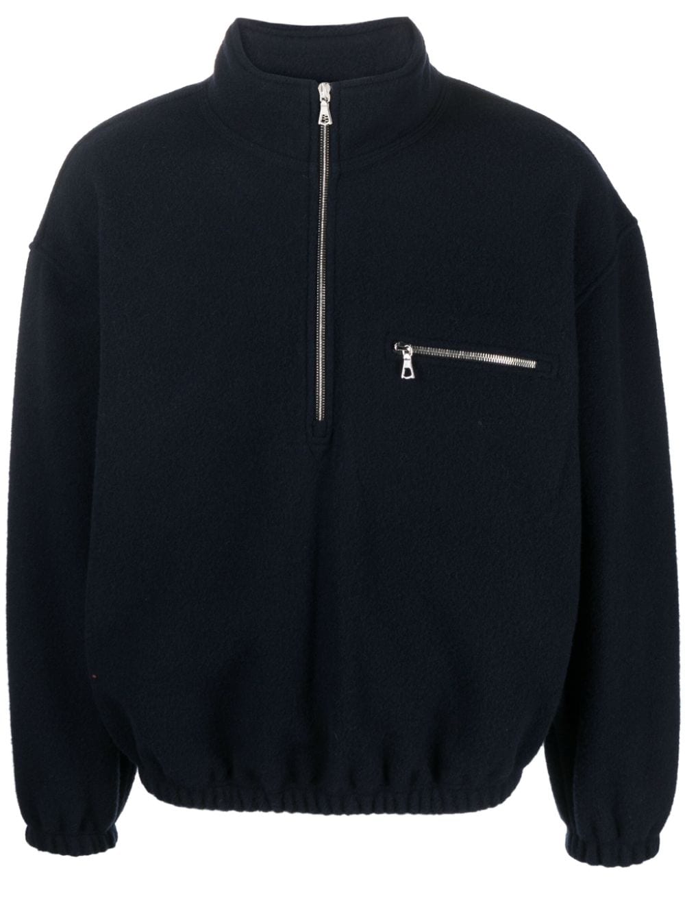 Rier half-zip fleece jumper - Blue von Rier