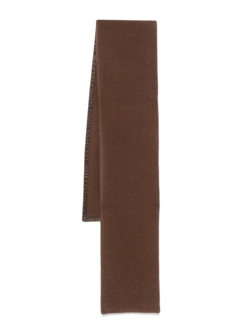 Rier virgin wool scarf - Brown von Rier