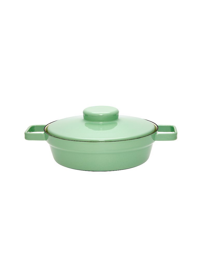 RIESS Emaille Pfanne mit Deckel Aromapot - Truehomewear 24cm grün RIESS Emaille Pfanne mit Deckel Aromapot - Truehomewear 24cm grün von Riess