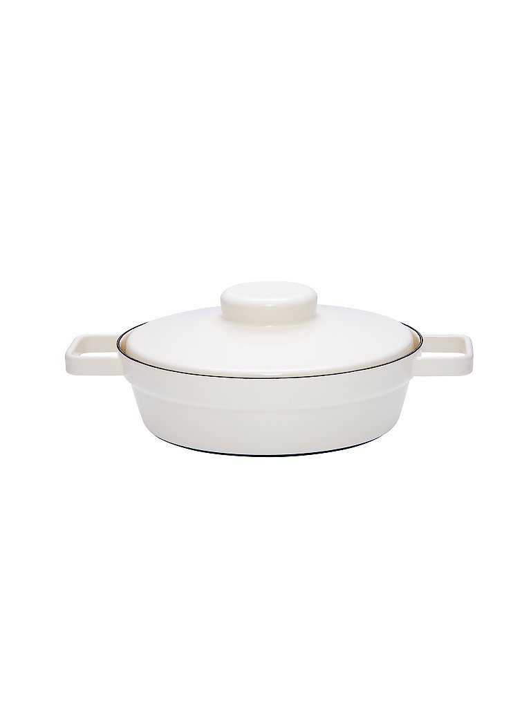 RIESS Emaille Pfanne mit Deckel Aromapot - Truehomewear 24cm weiss RIESS Emaille Pfanne mit Deckel Aromapot - Truehomewear 24cm weiss von Riess