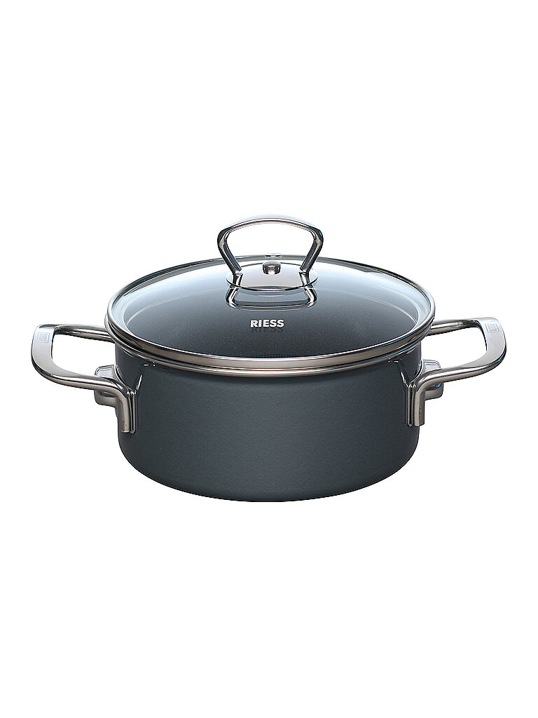 RIESS Kochtopf 16cm /1l NOUVELLE PUR Dark Grey grau RIESS Kochtopf 16cm /1l NOUVELLE PUR Dark Grey grau von Riess
