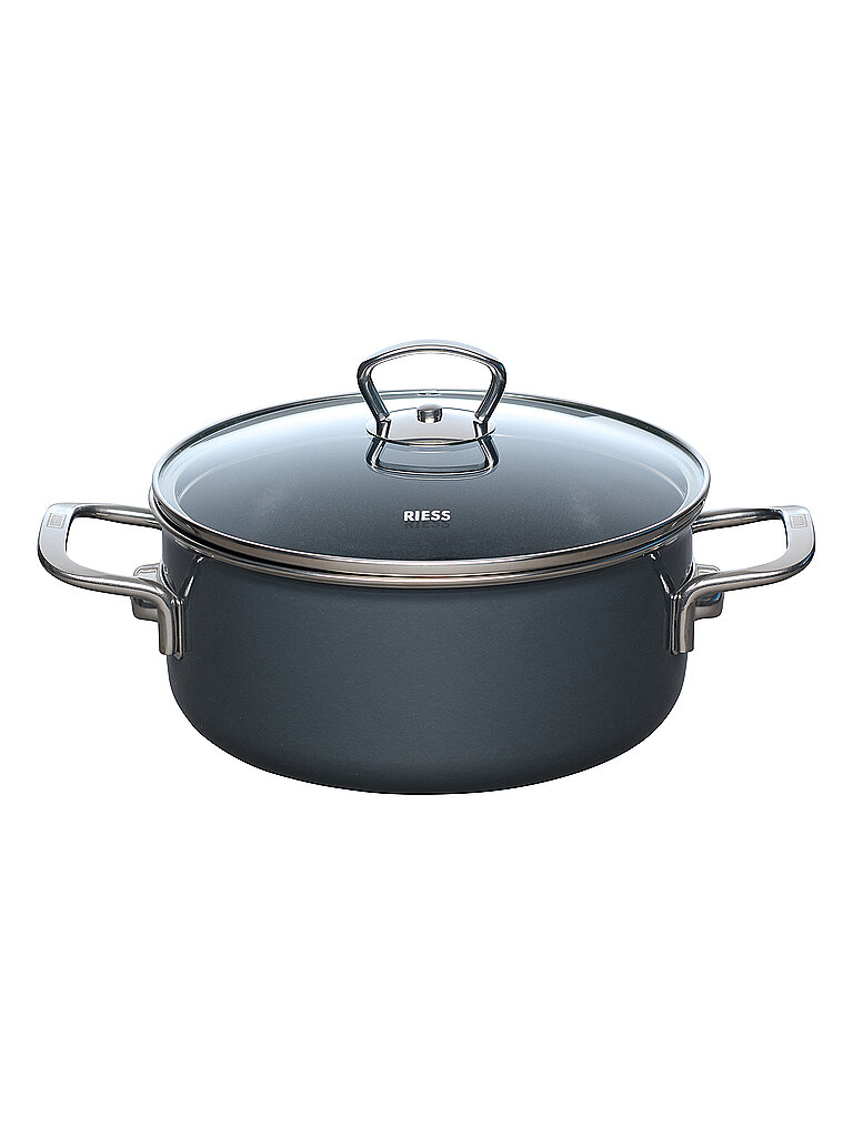 RIESS Kochtopf 20cm /2l NOUVELLE PUR Dark Grey grau RIESS Kochtopf 20cm /2l NOUVELLE PUR Dark Grey grau von Riess