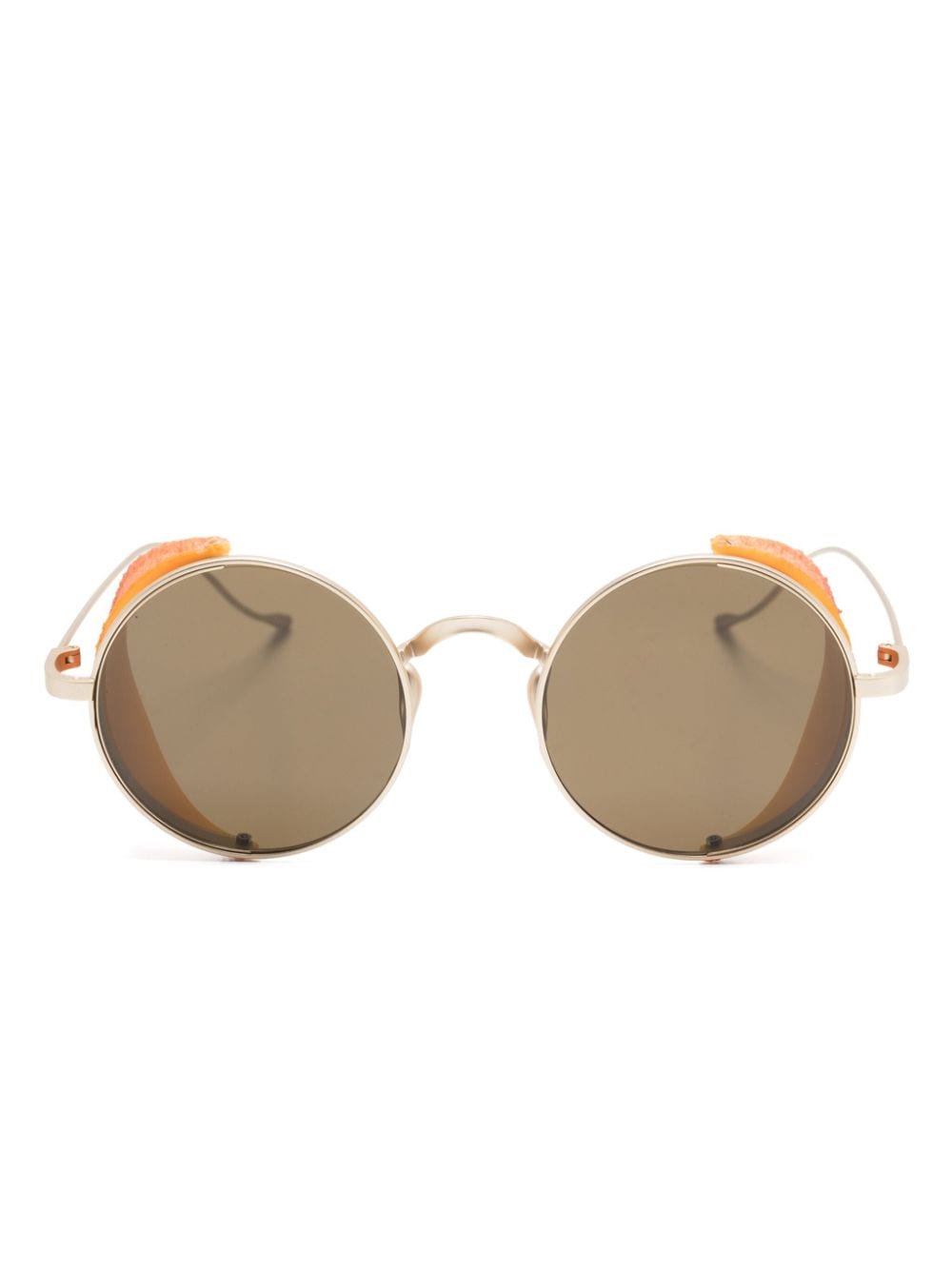 Rigards X Uma Wang round-frame sunglasses - Gold von Rigards