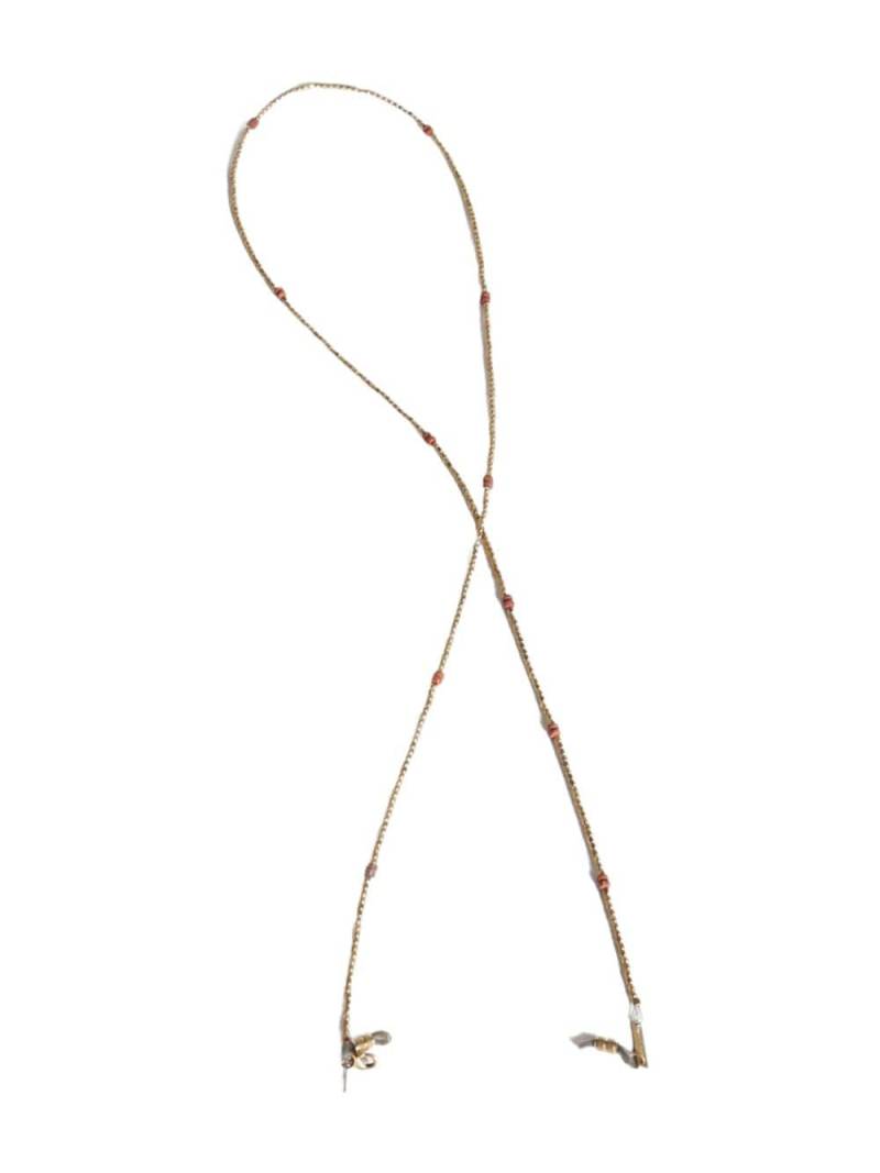 Rigards beaded glasses strap - Gold von Rigards