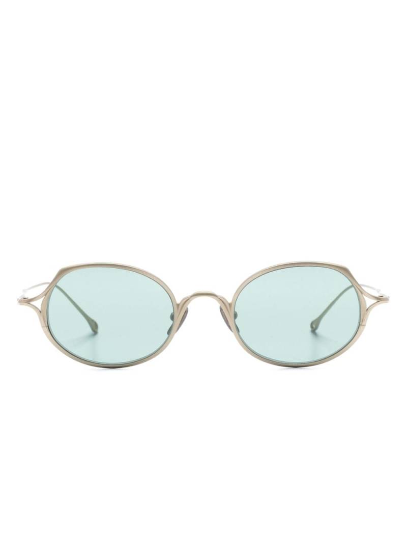 Rigards matte-finish oval-frame sunglasses - Gold von Rigards