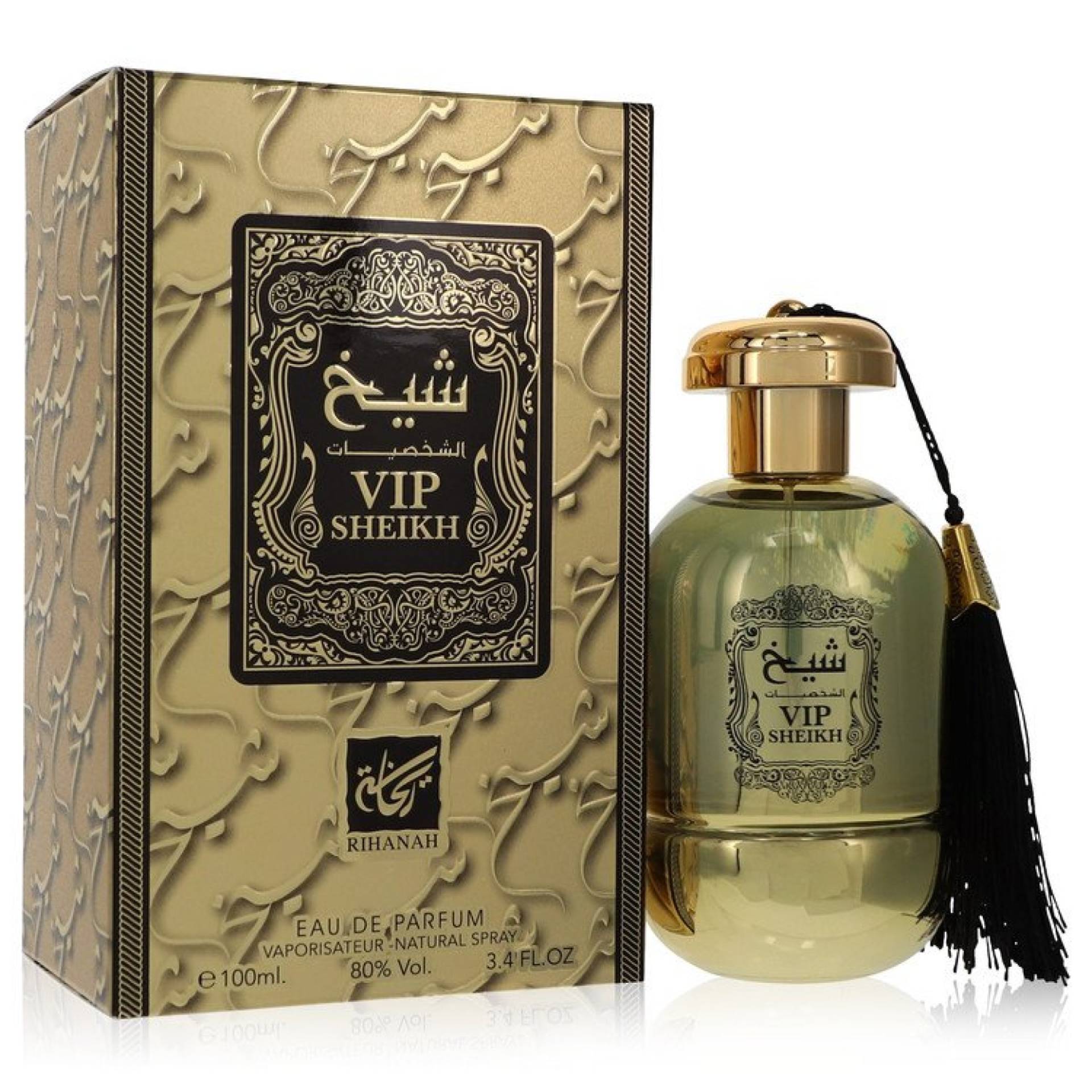 Rihanah VIP Sheikh Eau De Parfum Spray (Unisex) 100 ml von Rihanah