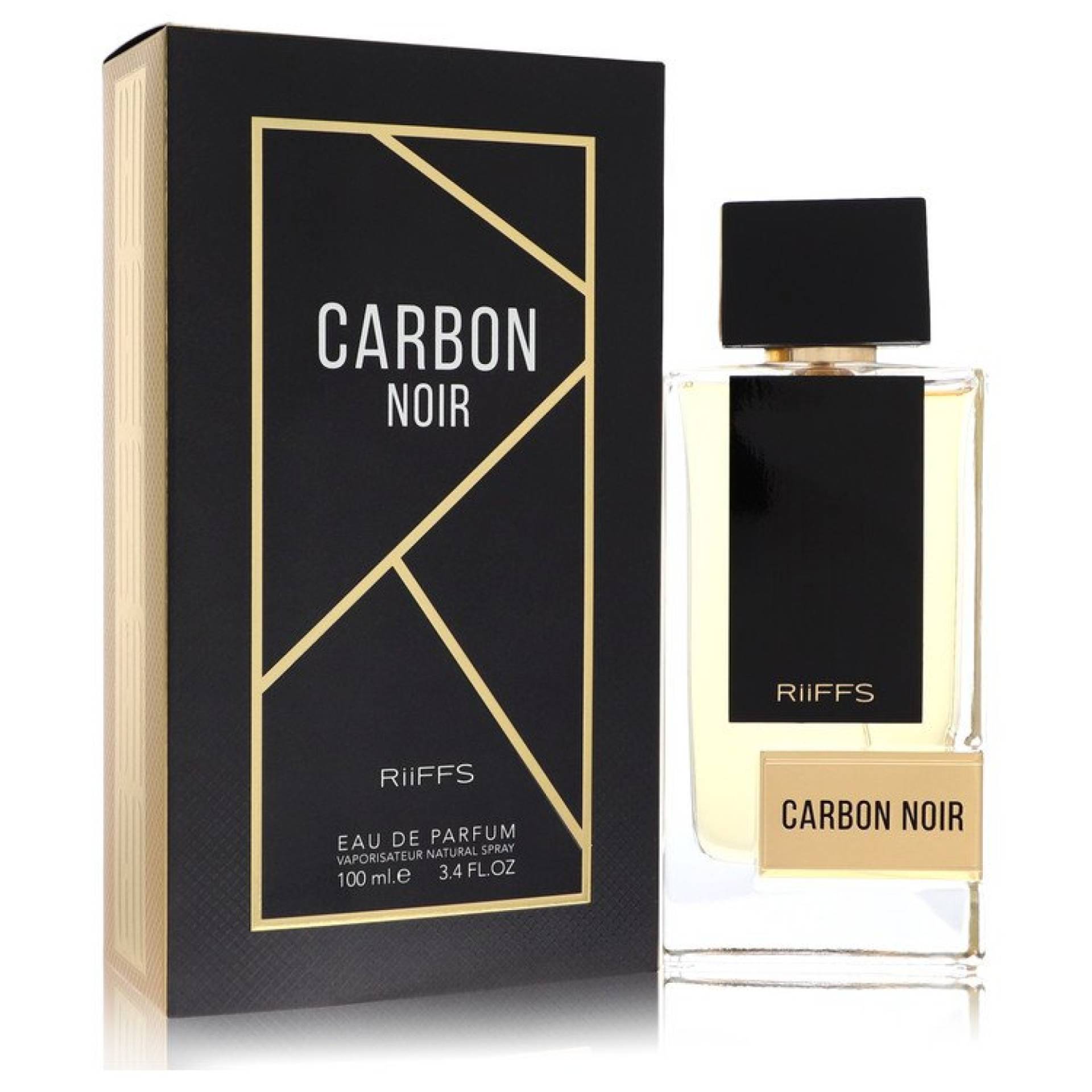 Riiffs Carbon Noir Eau De Parfum Spray (Unboxed) 101 ml von Riiffs