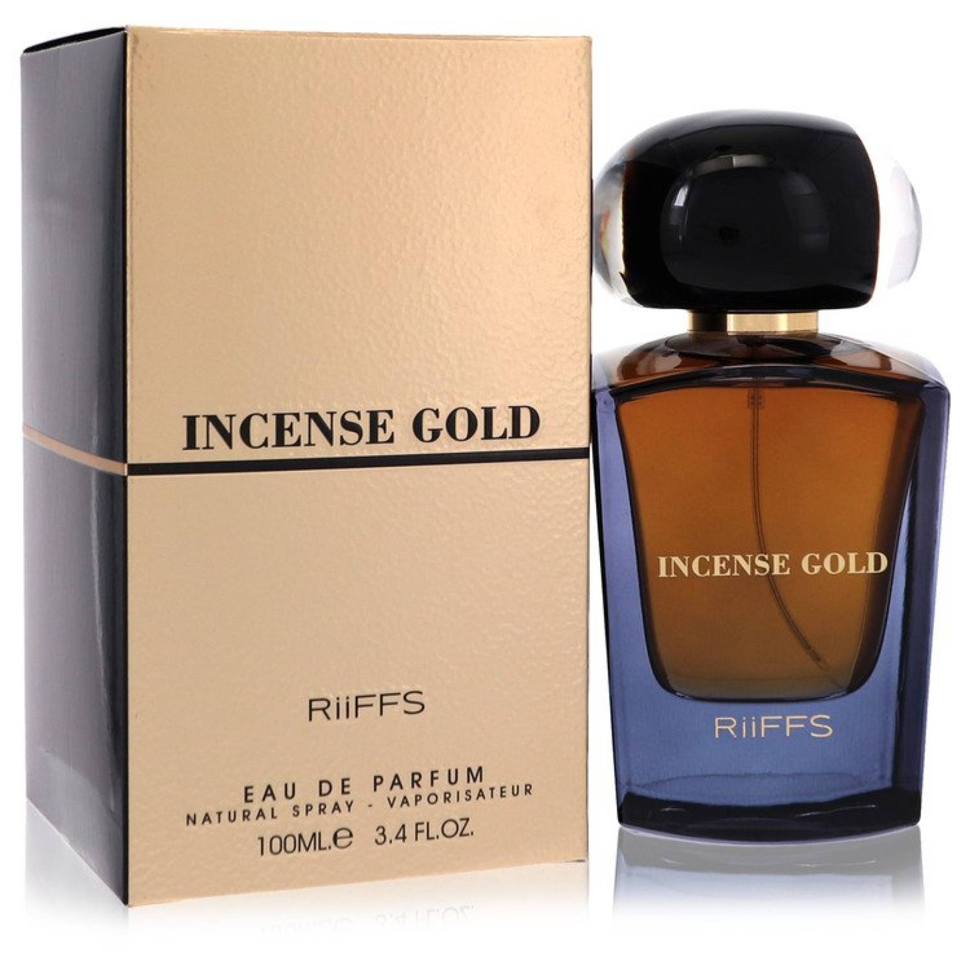 Riiffs Incense Gold Eau De Parfum Spray (Unisex) 100 ml von Riiffs