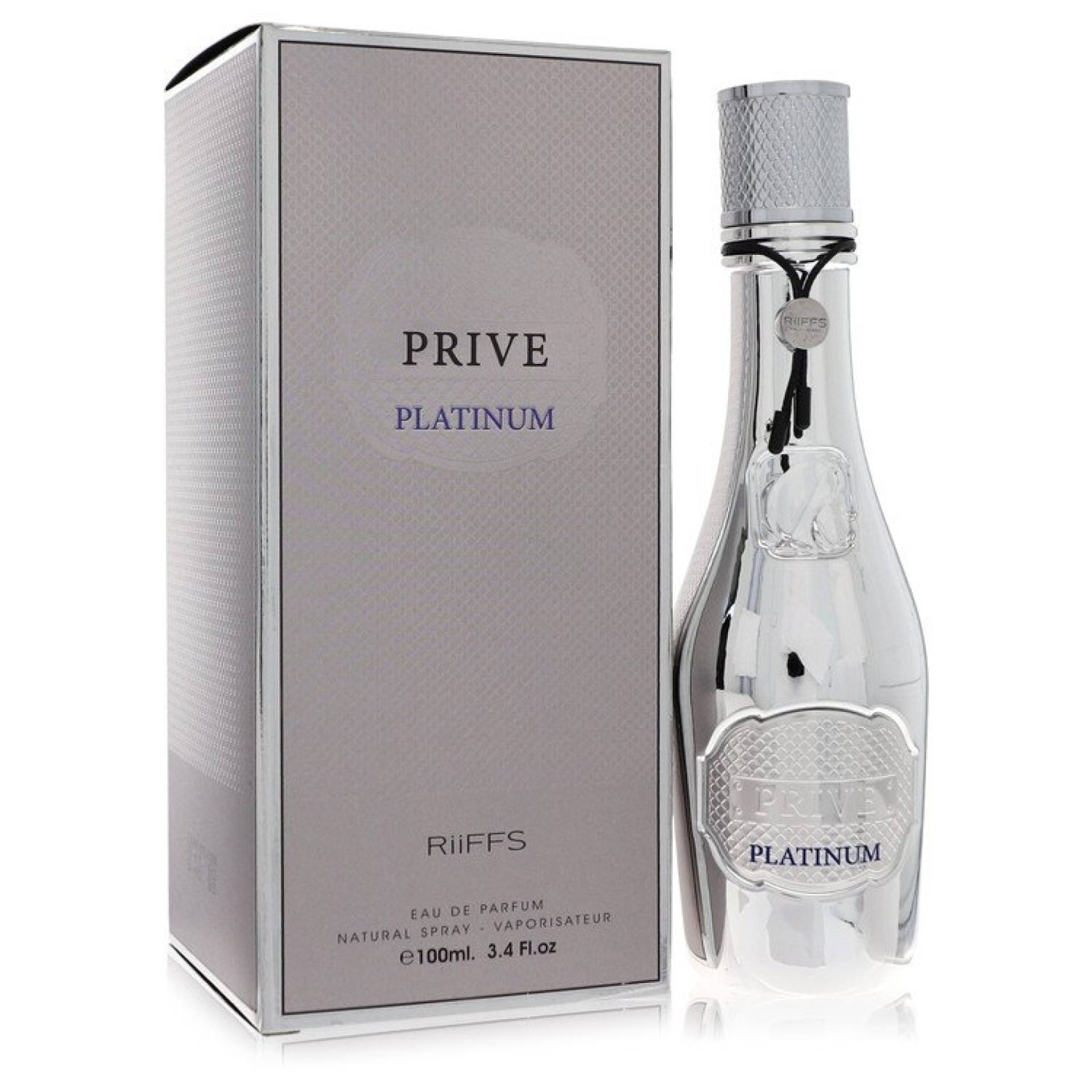 Riiffs Prive Platinum Eau De Parfum Spray (Unboxed) 101 ml