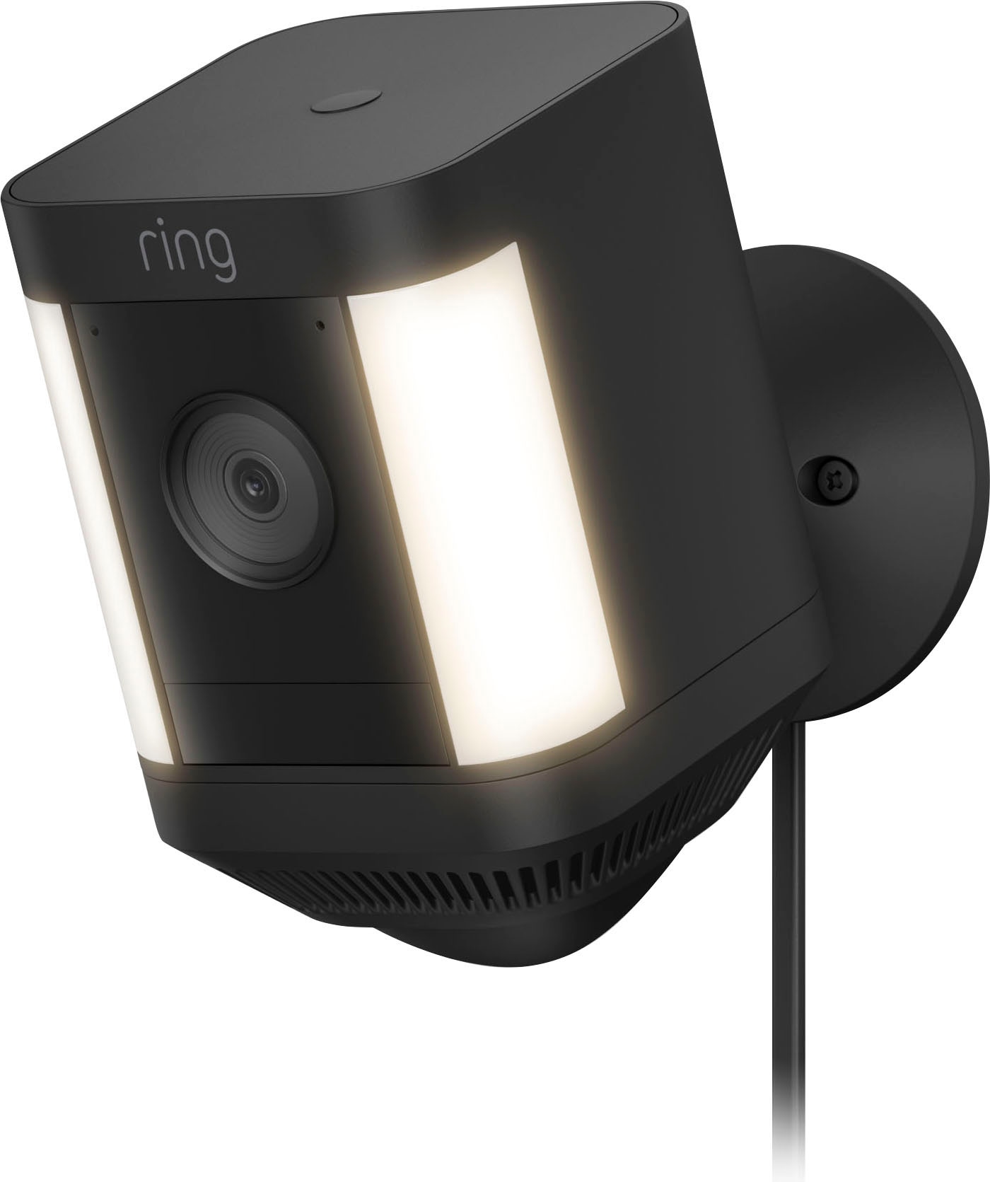 Ring Überwachungskamera »Ring Spotlight Cam Plus, Plug-in - Black - EU«, Aussenbereich von Ring