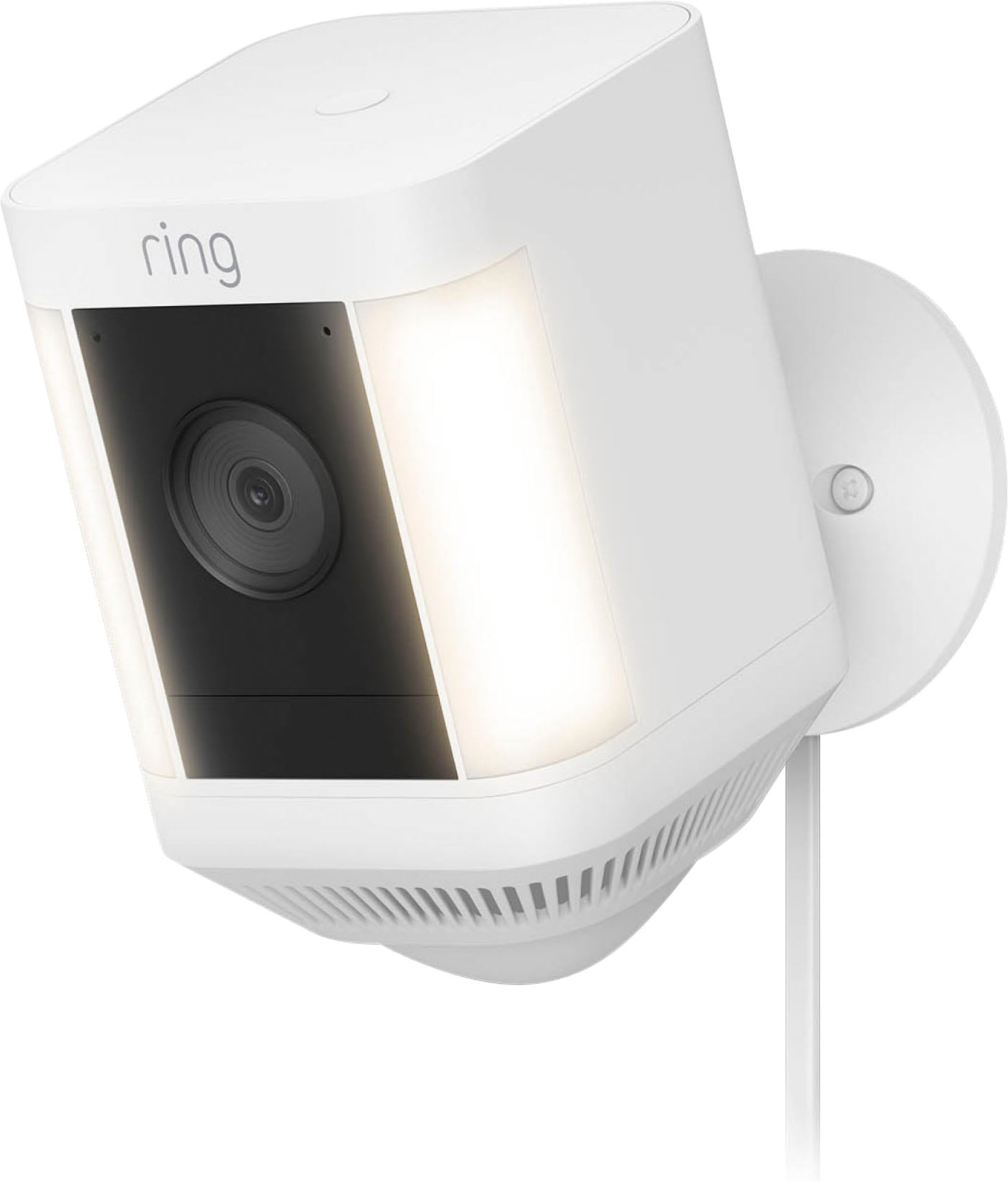 Ring Überwachungskamera »Spotlight Cam Plus, Plug-in - White - EU«, Aussenbereich von Ring