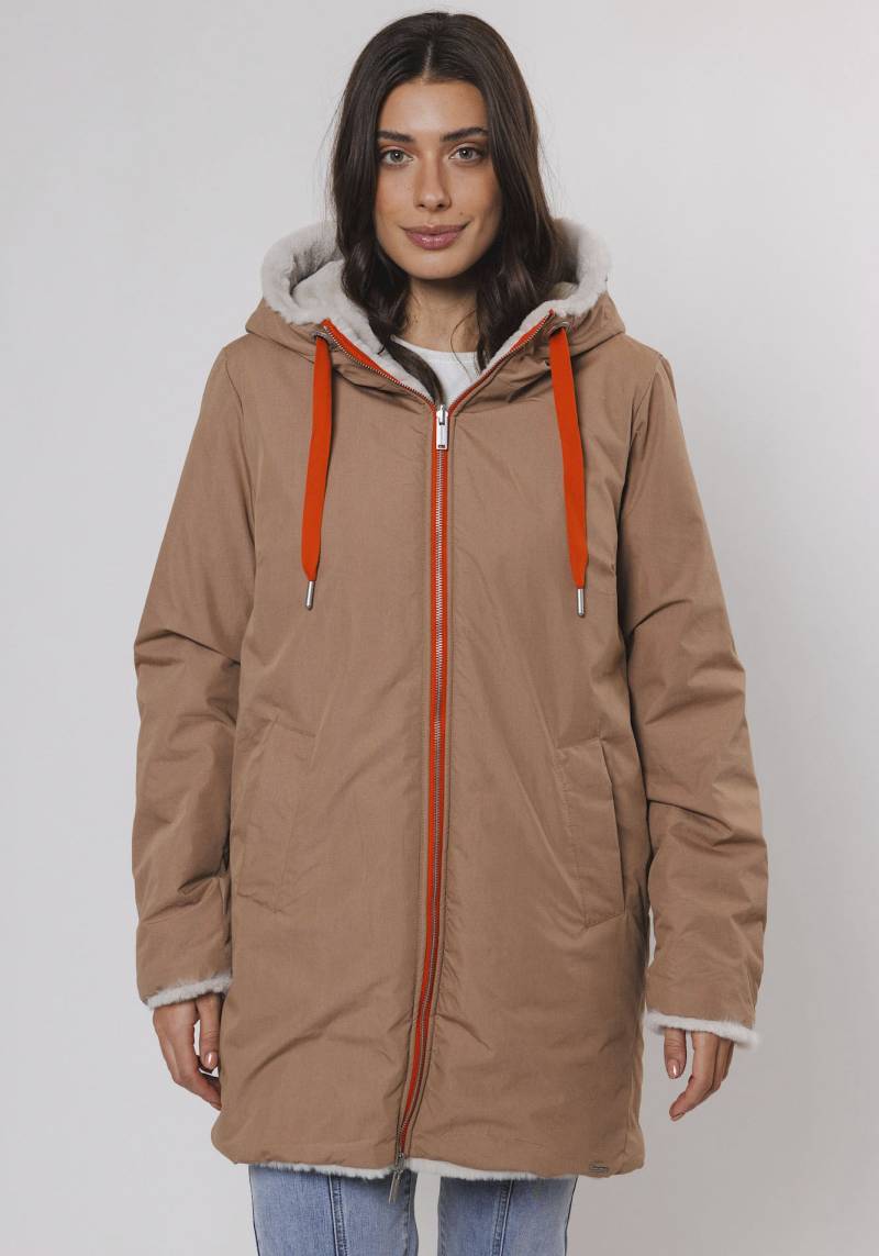 Rino & Pelle Parka, mit Kapuze, mit kontrastfarbenen Details von Rino & Pelle