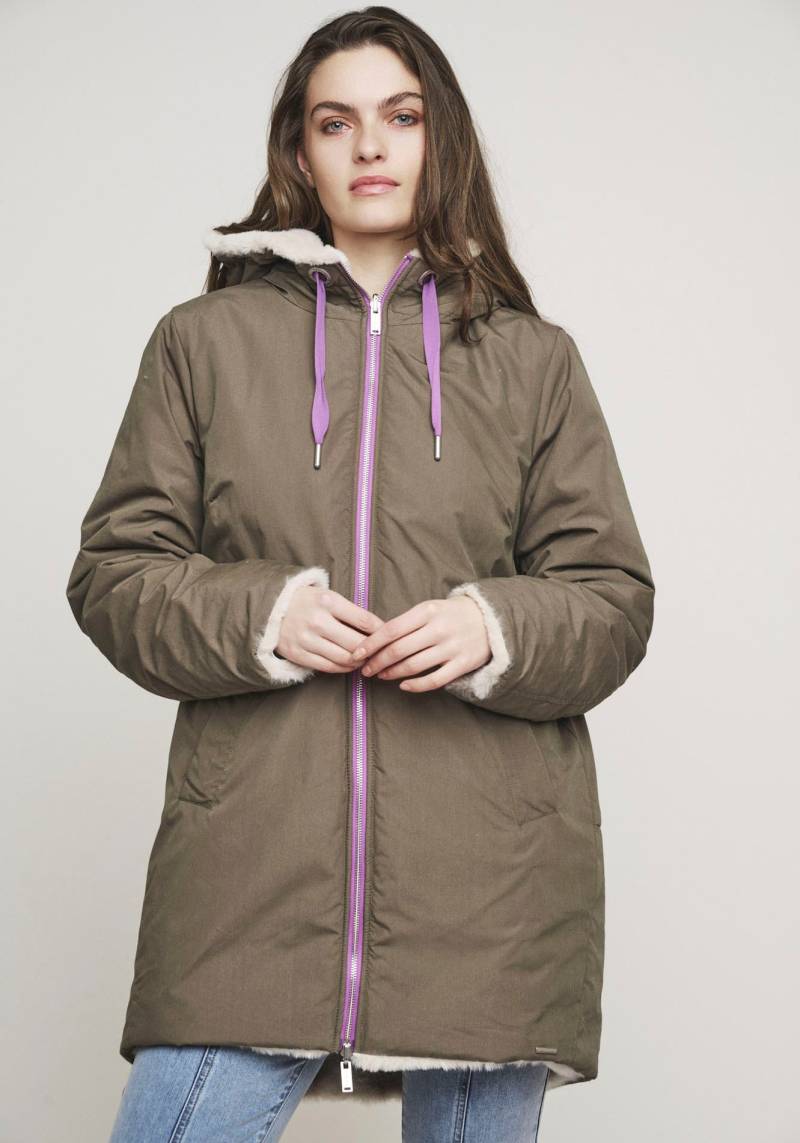 Rino & Pelle Parka, mit Kapuze, mit kontrastfarbenen Details von Rino & Pelle