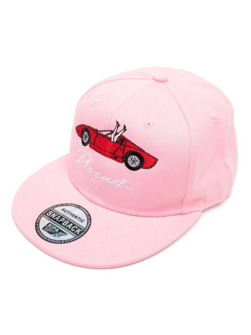 Riocam logo-embroidered cap - Pink von Riocam