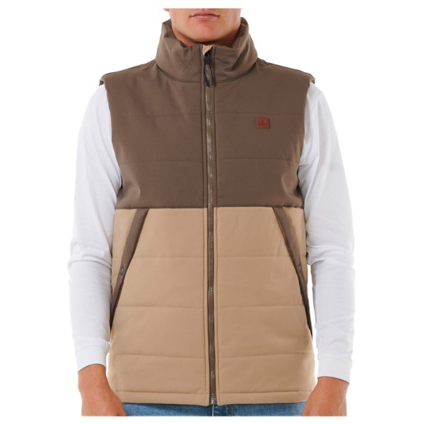 Rip Curl - Anti Series Ridge Vest - Kunstfasergilet Gr L braun von Rip Curl