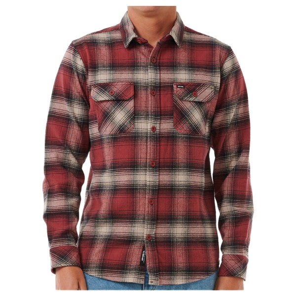 Rip Curl - Count Flannel Shirt - Hemd Gr L braun von Rip Curl