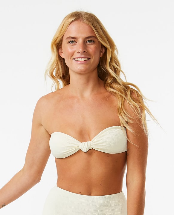 Rip Curl Dreams Bandeau Bikini Oberteil weiss von Rip Curl