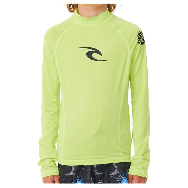 Rip Curl - Kid's Brand Wave UVP L/S - Lycra Gr 14 years grün/gelb von Rip Curl