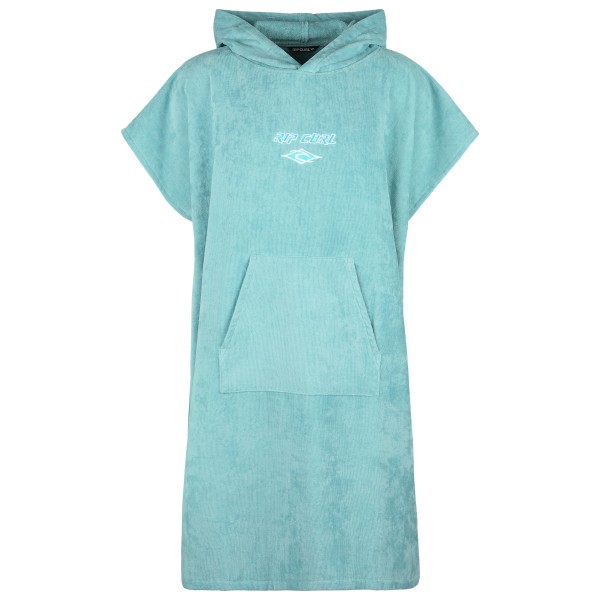 Rip Curl - Logo Hooded Towel - Surf Poncho Gr One Size türkis von Rip Curl