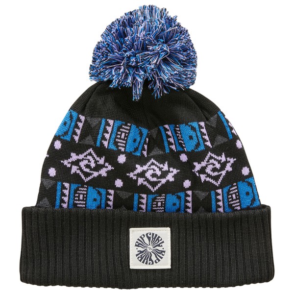 Rip Curl - SWC Jacquard Tall Beanie - Mütze Gr One Size schwarz von Rip Curl