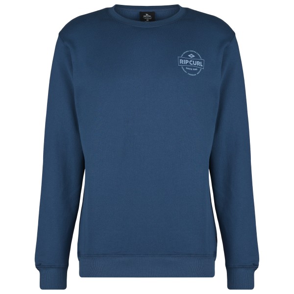 Rip Curl - Stapler Crew - Pullover Gr L blau von Rip Curl