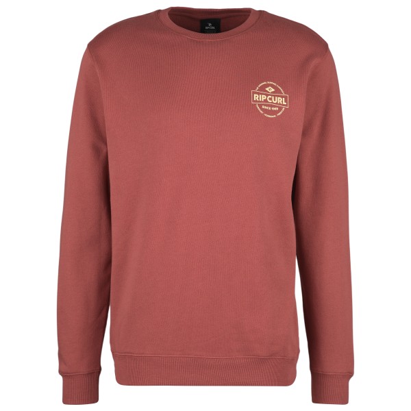 Rip Curl - Stapler Crew - Pullover Gr XL rot von Rip Curl