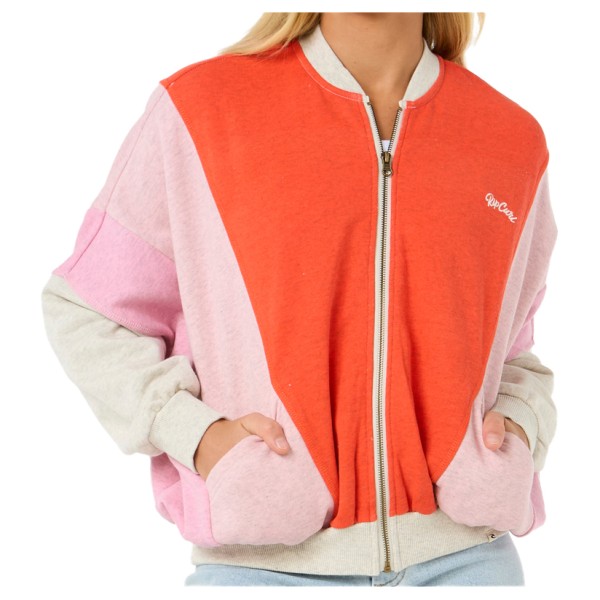 Rip Curl - Women's Colour Block Zip Thru - Pullover Gr M rot Rip Curl - Women's Colour Block Zip Thru - Pullover Gr M rot von Rip Curl