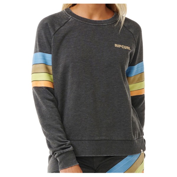 Rip Curl - Women's High Tide Surf Raglan Crew - Pullover Gr M grau von Rip Curl