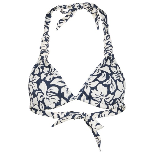 Rip Curl - Women's Las Flores Sliding Tri - Bikini-Top Gr S grau/weiß von Rip Curl