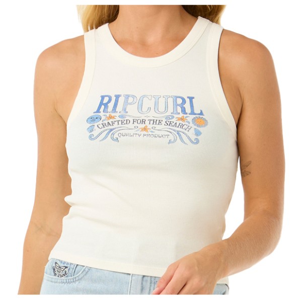 Rip Curl - Women's Luna Ribbed Tank - Top Gr L;M;S;XL;XS;XXL beige/weiß von Rip Curl